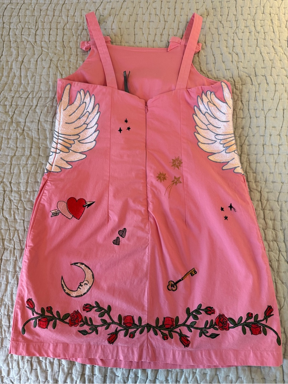 Anthropologie Embroidered Mini Shift Dress - Picture 9 of 14